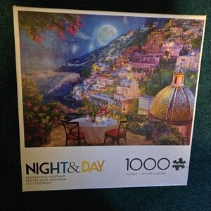 Buffalo Games Night & Day Rendezvous Positano 1000 Piece Puzzle